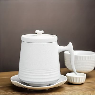 Conjunto de Copas de Café de Porcelana Cerâmica Design Nostálgico 900cc Conjunto de Chá e Copas de Luxo