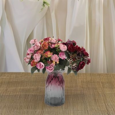 Bouquet de Outono Eco-friendly Rosas de diamante requintadas para Casamentos Decoração do lar e muito mais