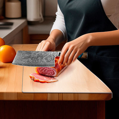 Cor personalizada Logotipo personalizado Banbu Lavadora de louça Segura Tabela de corte flexível para cozinha