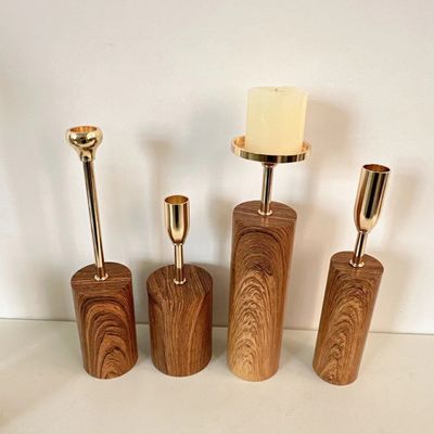 Moderno Nordic White Ceramic Candlestick Holder para casa e decoração de casamento estilo Morden