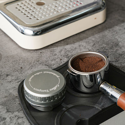 2-em-1 nivelador de café com tampa de madeira ecológica 304 aço inoxidável Barista Essentials