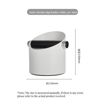 Caixa de batidas Barra de batidas removível de aço inoxidável resistente para cestos de filtro de café