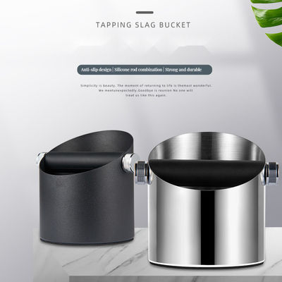 Caixa de batidas Barra de batidas removível de aço inoxidável resistente para cestos de filtro de café