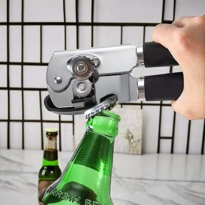 Abridor de garrafas de cerveja de borda lisa de aço inoxidável