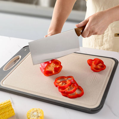 Tabela de corte espessada de cozinha com material de aço inoxidável 304 e design antiderrapante
