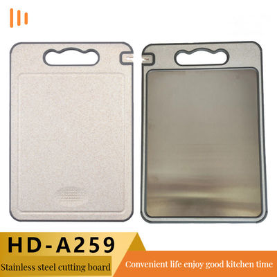 Tabela de corte espessada de cozinha com material de aço inoxidável 304 e design antiderrapante