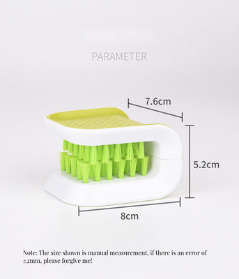 Escovador multifuncional para facas de banheiro e cozinha Design de mão de nylon durável
