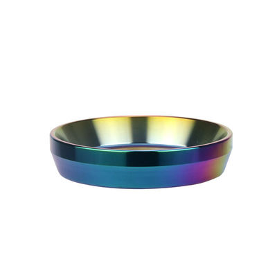 51/53/58mm Anel de dosagem de prata Funil portátil ecológico para dosagem de café de precisão