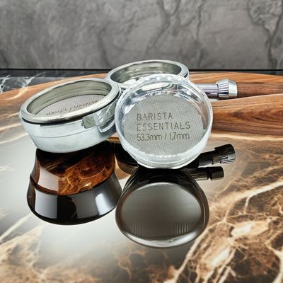 Design minimalista 58mm Filtro de café de aço inoxidável de tamanho personalizado