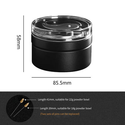 7 agulhas pretas 0,4 mm WDT ferramenta distribuidora de café Espresso ferramenta distribuidora de agulhas de chá e café WDT