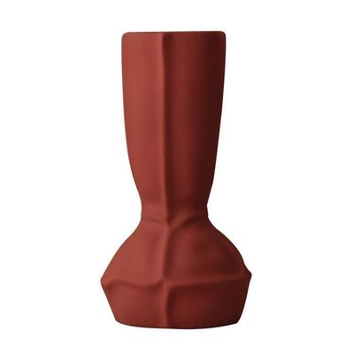 Vaso de flores de cerâmica irregular moderno para banheiro Display de mesa Decoração de casa de casamento
