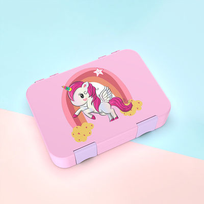 Caixa de almoço Bento de fibra de bambu de 2 camadas em 6 cores Inclui talheres para adultos