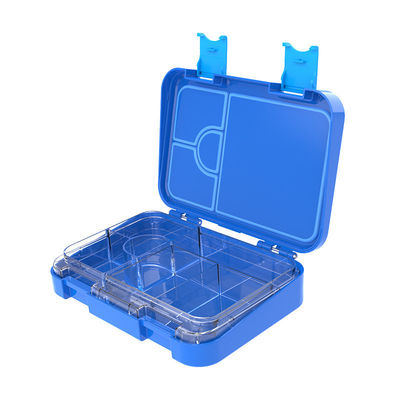 Caixa de almoço Bento de fibra de bambu de 2 camadas em 6 cores Inclui talheres para adultos