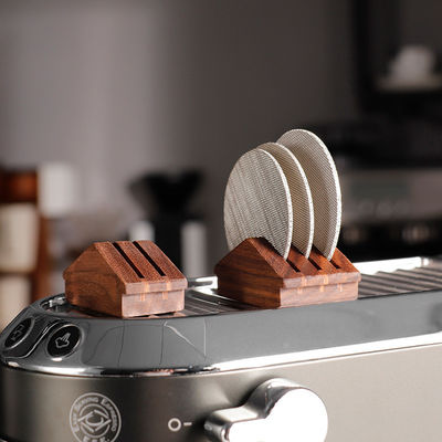 American Style 58mm Walnut Espresso Tea Filter Holder para Restaurante Casa Café
