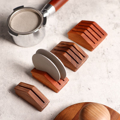 Tela de silicone de aço de tamanho personalizado para 2024 Espresso Walnut Tea Filter Holder