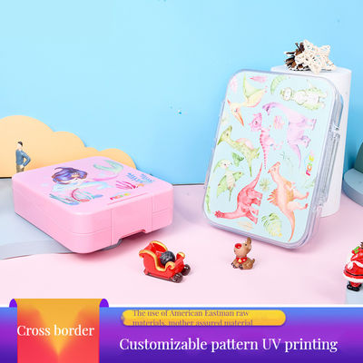 Caixa de almoço Containers Cartoon Dual-Tier Portátil isolado saco térmico para crianças