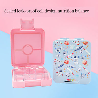 Caixa Bento de almoço de silicone redonda segura para crianças e livre de BPA para armazenamento conveniente de lanches