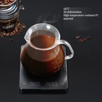 Fácil de LED Balança Eletrônica de Café 1-3000g Capacidade 250mAh Bateria Design minimalista