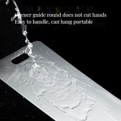 Tabela de corte de aço inoxidável duplo lado de bambu para titânio de qualidade alimentar