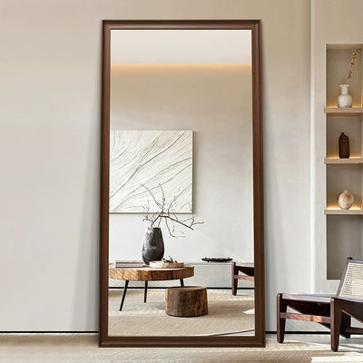 Decoração de quarto e sala de estar Espelho LED de vidro com interruptor de toque 5mm comprimento total