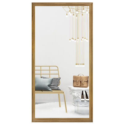 Espelho de chão de vidro de design moderno para quarto