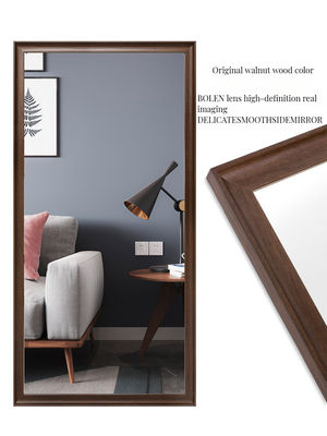 Espelho de chão de vidro de design moderno para quarto