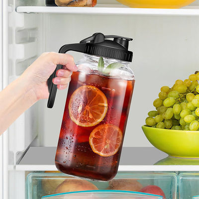 Máquina de café de cerâmica de plástico de 64 oz com filtro de aço inoxidável e tampa de boca