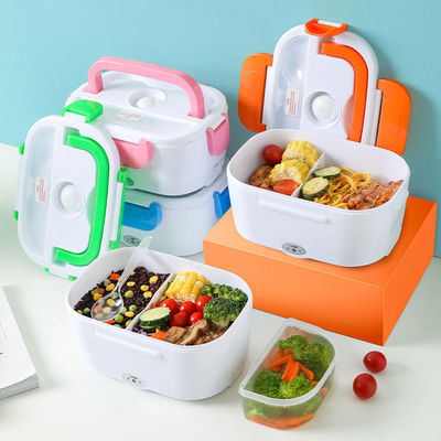 Cozinha armazenamento de alimentos de qualidade alimentar plástico USB aquecimento caixa de almoço para levar recipiente de alimentos
