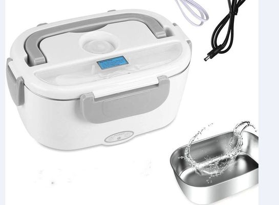 Cozinha armazenamento de alimentos de qualidade alimentar plástico USB aquecimento caixa de almoço para levar recipiente de alimentos
