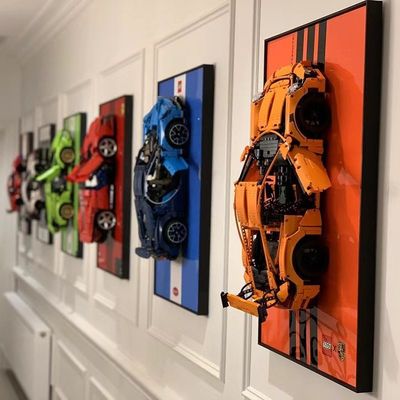 Estil Art Deco Decorativo Pintura Pendente Quadro Parede e Mesa Display para Proprietários de Carros