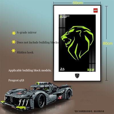 Estil Art Deco Decorativo Pintura Pendente Quadro Parede e Mesa Display para Proprietários de Carros