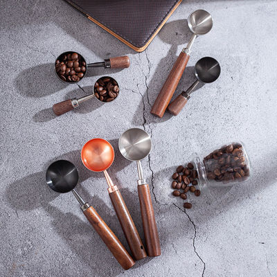 Tipos de utensílios de bebida Conjunto de café e chá Harmony Colheres de medida de aço inoxidável