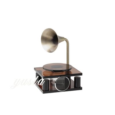 Madeira Sólida Pura Abstract Art Deco Aromaterapia Diffuser Ornamento para Casa para Decoração
