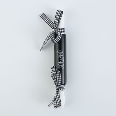 Valor Estilo simples utensílios de cozinha logotipo personalizado aceitável placa de bolo de pin rolling