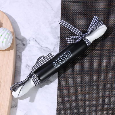 Supermercados Commerciales Escolha do Comprador Mini Silk Screen Rolling Pin com Design de Arco