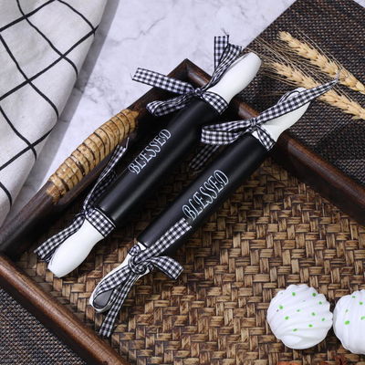 Supermercados Commerciales Escolha do Comprador Mini Silk Screen Rolling Pin com Design de Arco