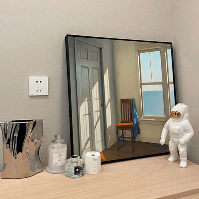 Canvas decorativa nórdica Art Deco Impressão 'Sunshine' Still Life Scene Window com moldura