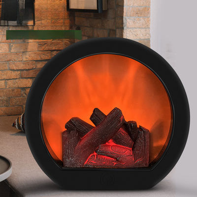 Artigo para a lâmpada de parede LED de Natal Bateria de toque Lâmpada de óleo de chama Material plástico em rosa