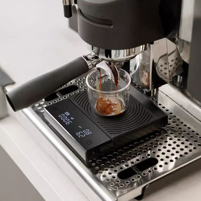 Balança elétrica de café com precisão de 2 kg barra multifuncional e ecrã LCD