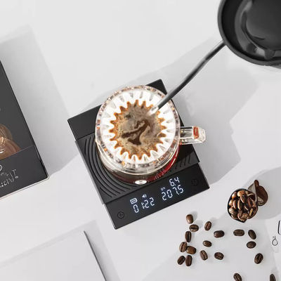 Balança elétrica de café com precisão de 2 kg barra multifuncional e ecrã LCD