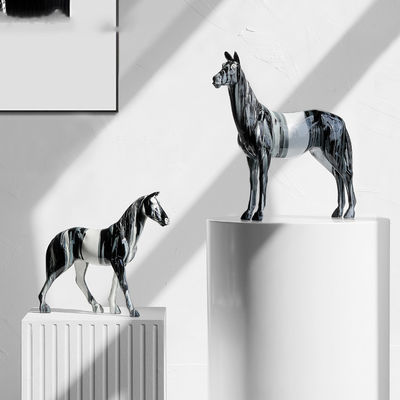 Knick-Knacks de resina nórdica irregular para decoração doméstica e ornamentos de mesa chiques