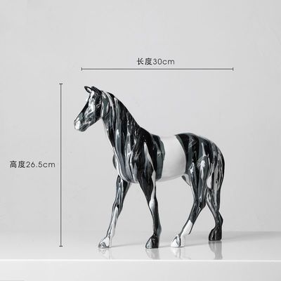 Knick-Knacks de resina nórdica irregular para decoração doméstica e ornamentos de mesa chiques