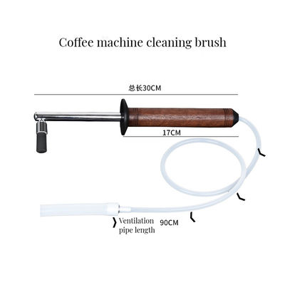 Escova de limpeza para máquina de café expresso com alça anti-escaldamento Escova de vapor de pressão