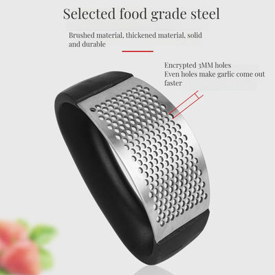 Logotipo personalizado Fácil limpar Bamboo Kitchen Gadgets Mincer para gengibre e alho Slicer
