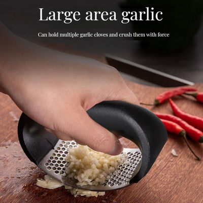 Logotipo personalizado Fácil limpar Bamboo Kitchen Gadgets Mincer para gengibre e alho Slicer