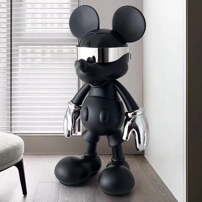 Ornamentação em cerâmica de Mickey Mouse moderno e ecológico para sala de estar