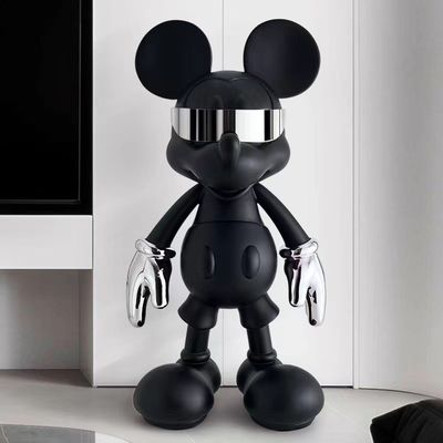 Ornamentação em cerâmica de Mickey Mouse moderno e ecológico para sala de estar