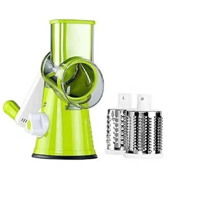 Cortador de abacaxi e cortador manual de vegetais Barbeador rotativo 3 em 1 para cortar vegetais