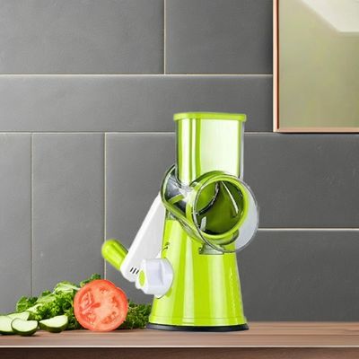 Grateira de tambor rotativo de mesa de plástico para cortar queijo de batata