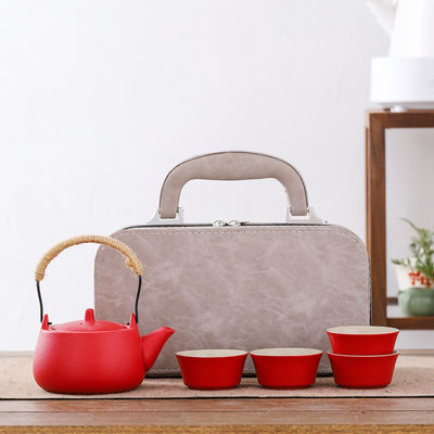 Modern Style Outdoor Travel Tea Set com logotipo personalizável e porcelana sustentável
